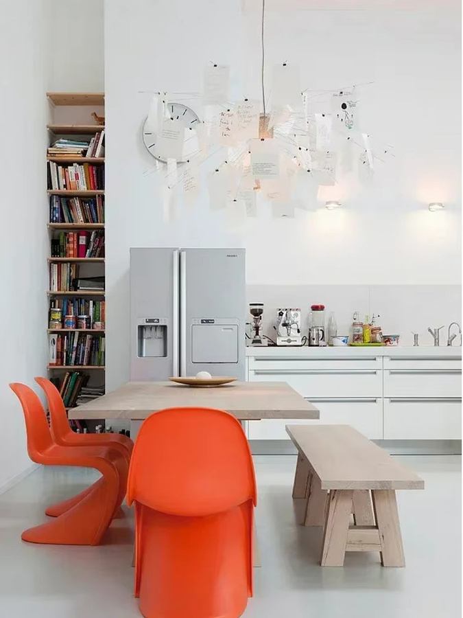 SANDYHA Französischer Kunst-LED-Kronleuchter in Silber mit weißem Licht für Wohnzimmer und Schlafzimmer - Bild 4