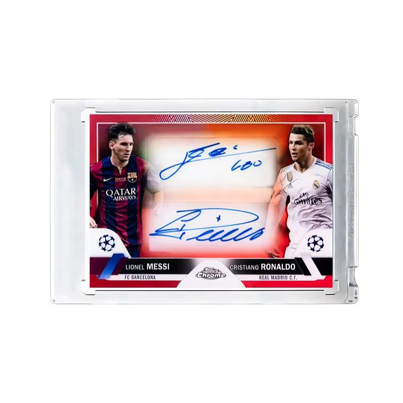 Panini Messi & CR7 Dual Gold Block Signature Card, Sport - Bild 2
