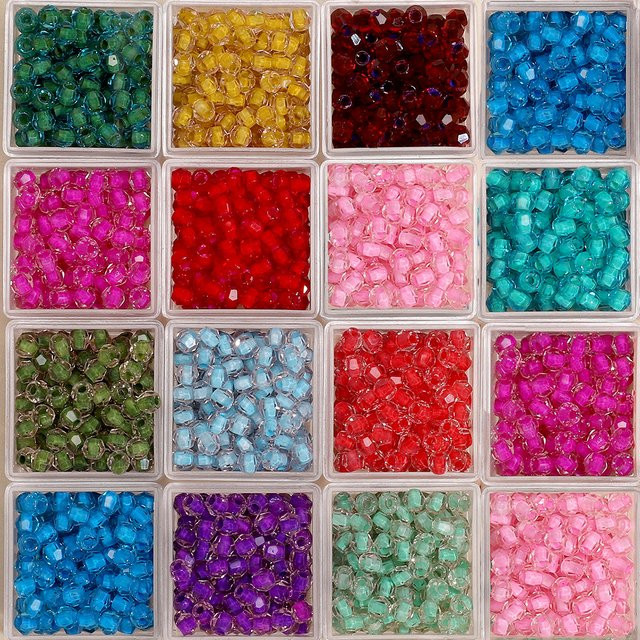 Glas Reis Perlen, 140 Teile, DIY Schmuck Perlen - Bild 1