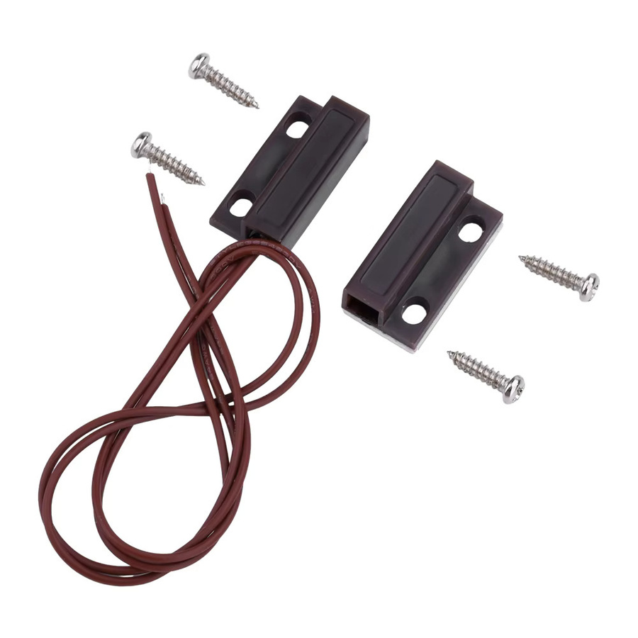 MC-38A Kabelgebundener Tür- und Fenstersensor mit Magnetschalter für dein Home Security Alarmsystem (NC/NO) - Bild 2