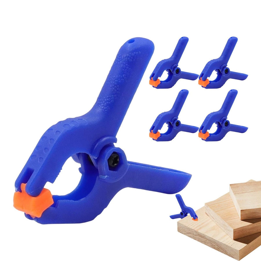 5 Stück verstellbare Clips für Ballonbogen-Hintergrund in Grün aus Kunststoff, B/H: 6,2 x 5,5 cm - Bild 2