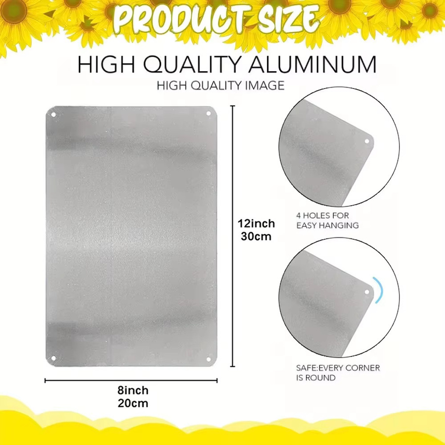 HELLOYOUNG Metallschild Keine Zulassung außer Partygeschäft in Silber, B/H: 30,0 x 20,0 cm - Bild 1