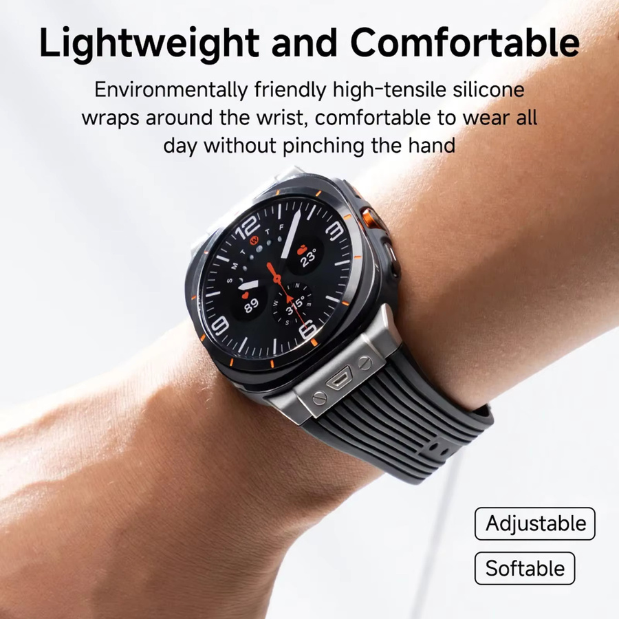 FancyWrist Uhrenarmband Silikon, Samsung Galaxy Watch Ultra 2022, 47 mm - Bild 3