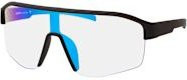 Mister Spex Collection thrusty S22 Sonnenbrille, Halbrand, Unisex, Kunststoff, schwarz orange, rechteckig - Bild 1