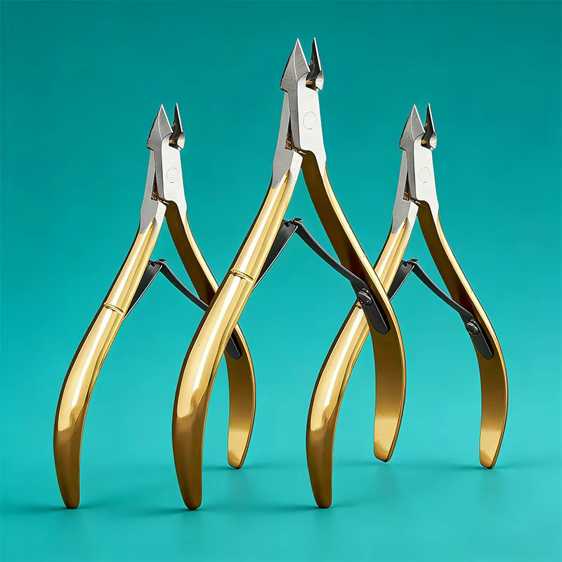 Ouriner Nagel- und Nagelschere aus Edelstahl, glänzend, für Hände und Füße - Bild 2
