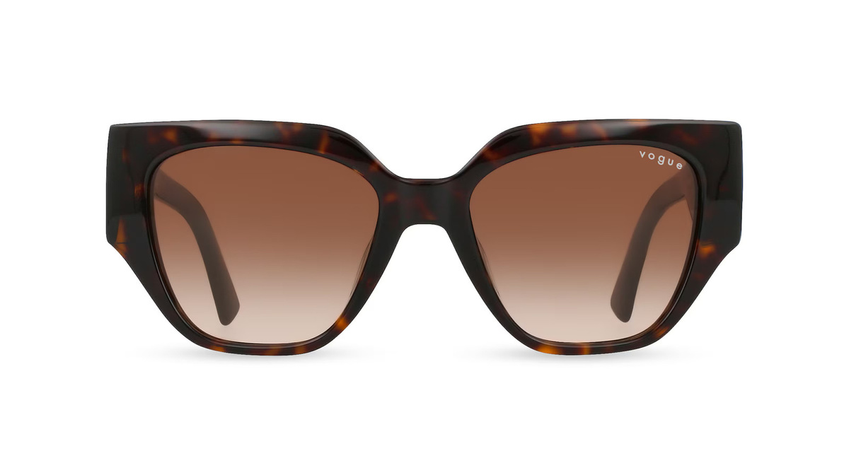Vogue VO5409S Sonnenbrille, Vollrand, Quadratisch, Acetat, Damen, Braun - Bild 1