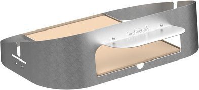 BARBECOOK Pizzaofeneinsatz Magnus, Silber, L: 70 cm, B: 44,5 cm, H: 19,5 cm - Bild 1