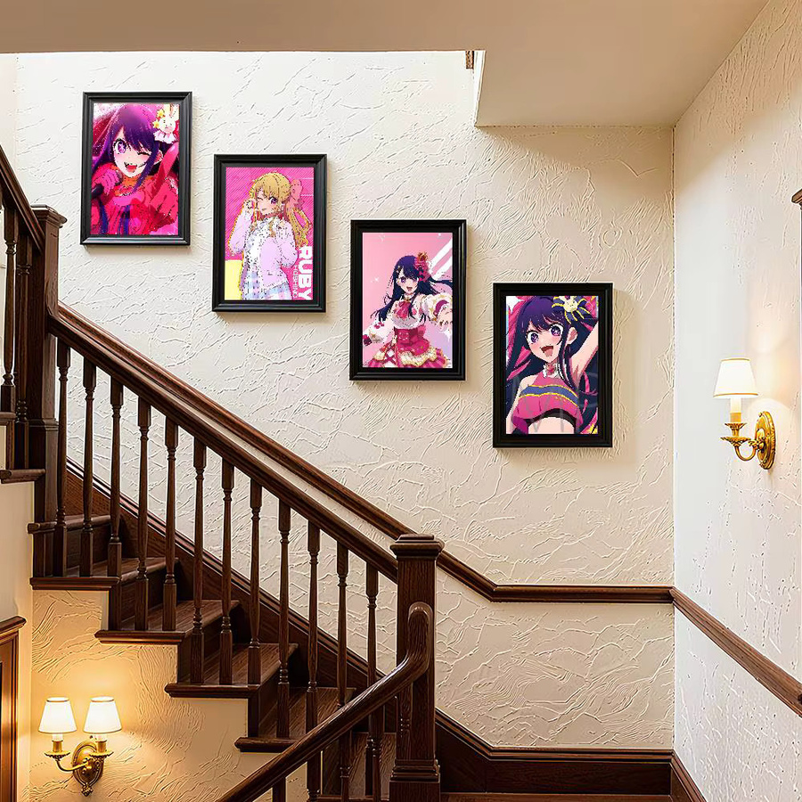 Kayou Oshi no Ko Anime Poster Kunstdruck in Mehrfarbig, Papierposter für deine Wanddekoration - Bild 4