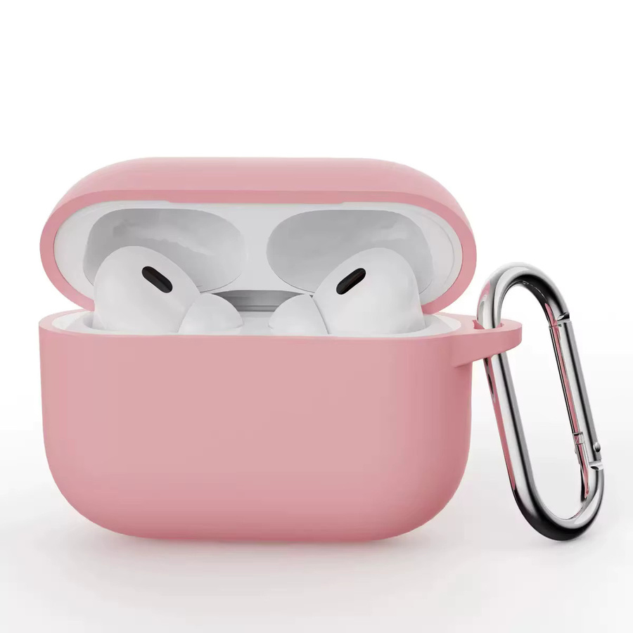 Silikon-Schutzhüllen für Apple AirPods Pro 3 in Schwarz und Pink - Bild 1