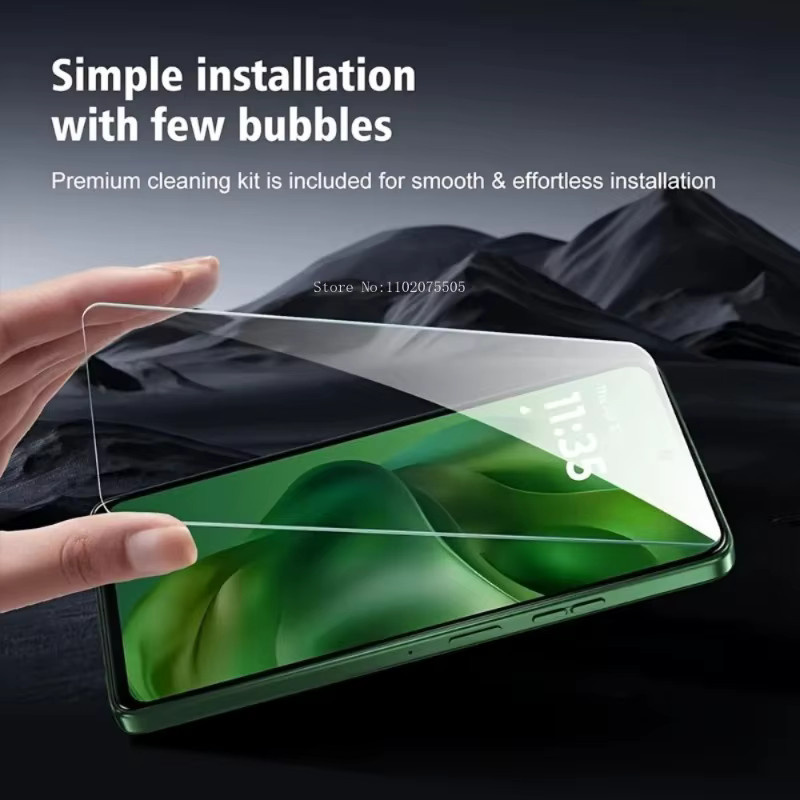 4er-Pack HD-Hartglasfolie für Motorola Moto G100-Serie und Moto G100S, transparente 9H Schutzfolie - Bild 3