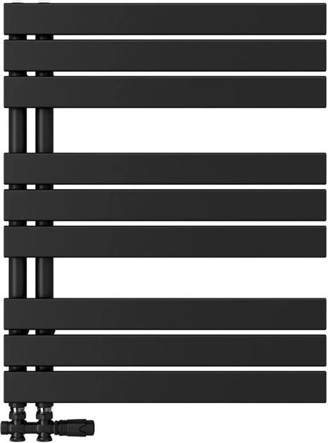 Emke Badheizkörper Handtuchwärmer Schwarz B: 76 cm, H: 60 cm, 479W - Bild 1