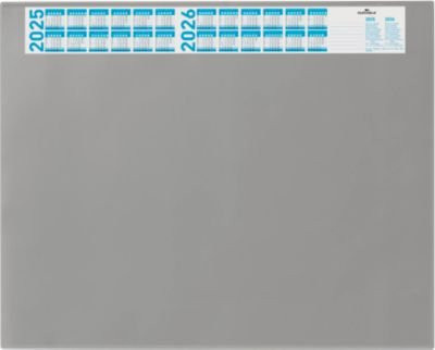 Durable Schreibunterlage mit Kalender in Grau - Bild 1