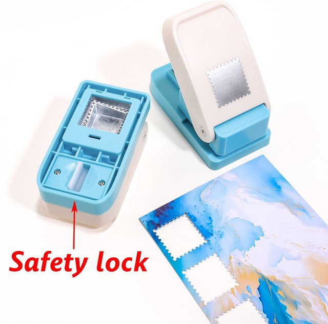 DIY Stempelform-Prägemaschine für Basteln und Scrapbooking in Blau - Bild 1