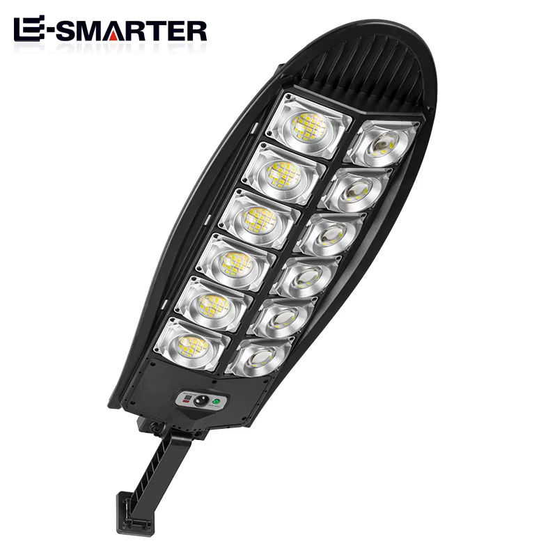 ESMARTER Solar LED Außenwandleuchte mit Bewegungssensor, wasserdicht IP65, Schwarz - Bild 2