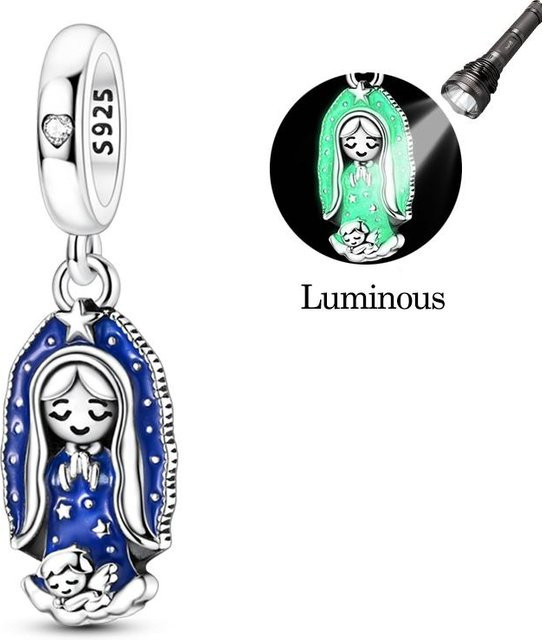 Charm-Anhänger 925 Silber, Zirkonia, Damen - Bild 1