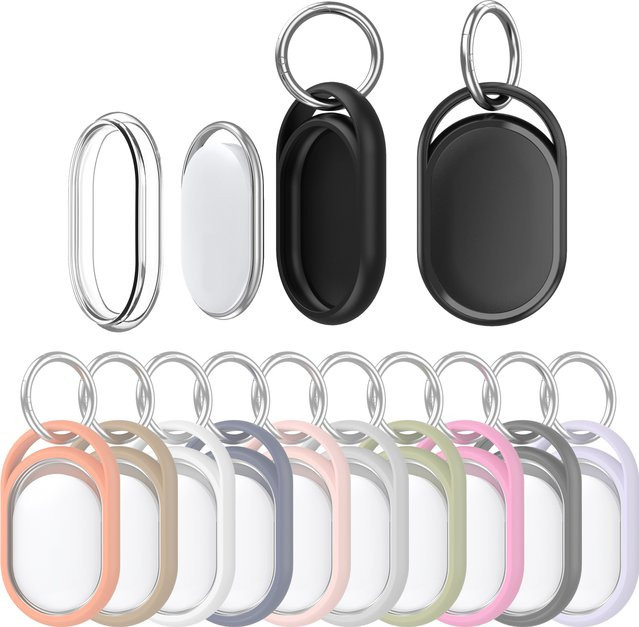 ZYOX Schutzhülle für Xiaomi Tag Tracker mit Metall-Schlüsselanhänger, stoßfest und kratzfest - Bild 1