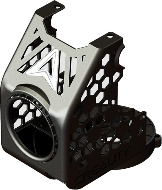 Creality BEN2C NAUTILUS K1 MAX Lüfterkanal, aktualisierter 360° runder Kühlflüfterkanal für K1 Max, K1C und K1 SE 3D-Drucker, Schwarz - Bild 1