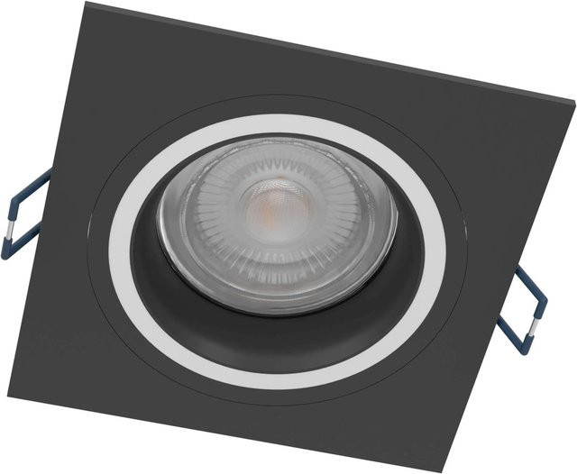Eglo LED-Einbaustrahler Carosso-Z RGB/CCT Schwarz Matt und Weiß, quadratisch, B/T/H: 9,3 x 9,3 x 9,3 cm - Bild 1