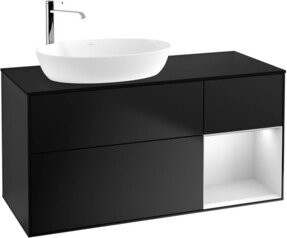 V&B Waschtischunterschrank Finion in Weiß lackiert, Breite: 120 cm, Tiefe: 50,1 cm, Höhe: 50,1 cm - Bild 1