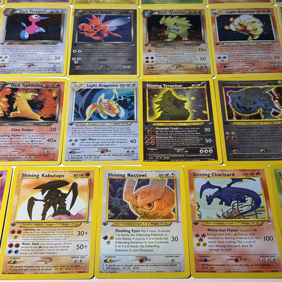 Keeppley PKM 1st Edition Neo Destiny PTCG Folien-Spielkarten, Set / Bundle - Bild 2