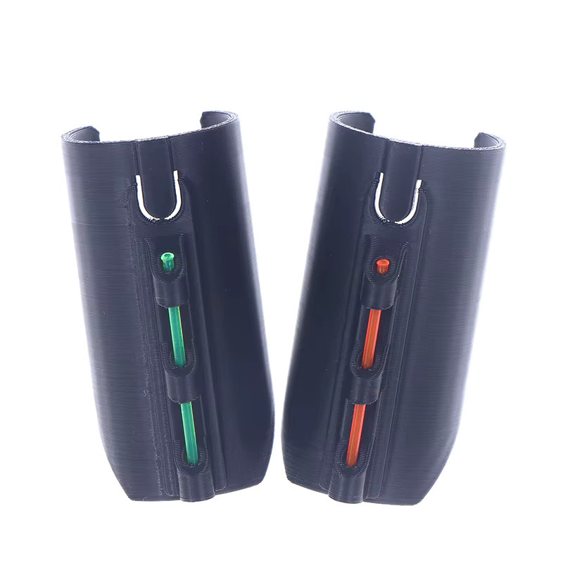 AEG Fiber Optic Tip Front Cap für M870 Serie 590A1 Kunststoff 3D-Druck Zubehör in Schwarz und Grün - Bild 2