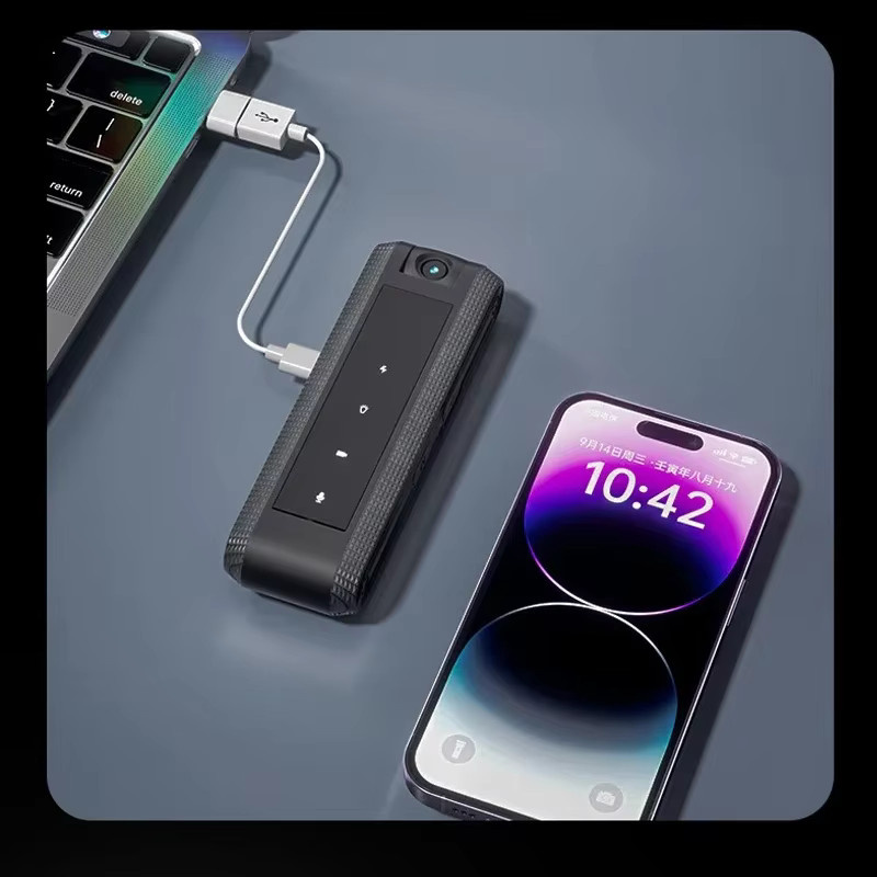 STTWUNAKE Mini-Körperkamera 1080P HD DV Professionelle Bodycam Digital Voice Video Recorder in Schwarz - Bild 2