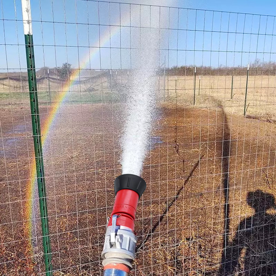 DAZZLEEX Heavy Duty Hochdruck-Schlauzdüse in Rot für die Gartenbewässerung und Terrasse - Bild 5