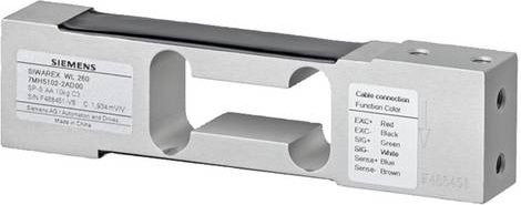 Siemens Siwarex WL 260 Waegezelle SP-S AA in Silber, Nennlast 50kg, Genauigkeitsklasse C3 - Bild 1