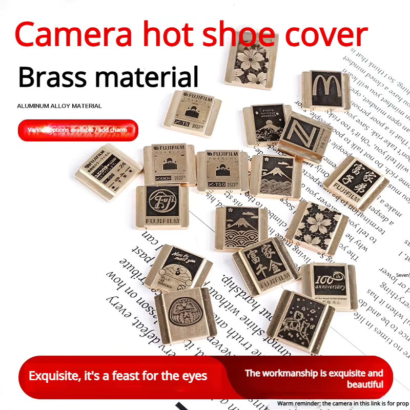 LVSHE Metall Hot-Shoe-Abdeckungsschutzkappe in Gold für Canon Nikon Sony Leica Pentax und Panasonic Kameras - Bild 5