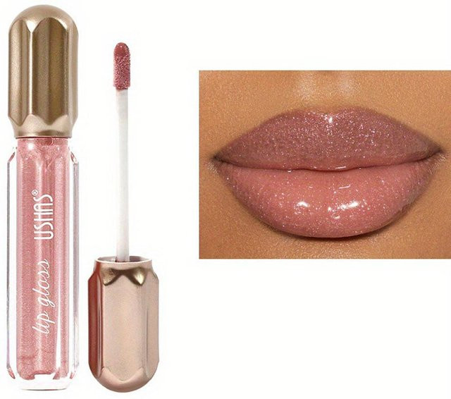 Glänzender Lippenstift mit Glitzer-Perlen, Wasserfest - Bild 1