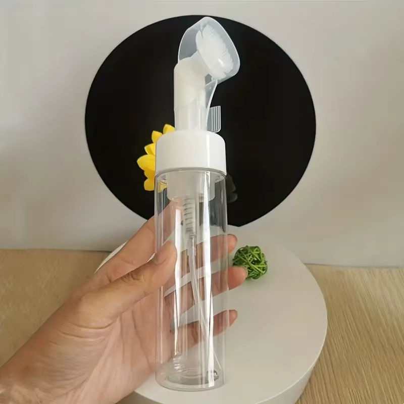 Mousse-Pumpspender mit Silikon-Bürstenkopf, 100 ml, für Gesicht und Haare - Bild 5