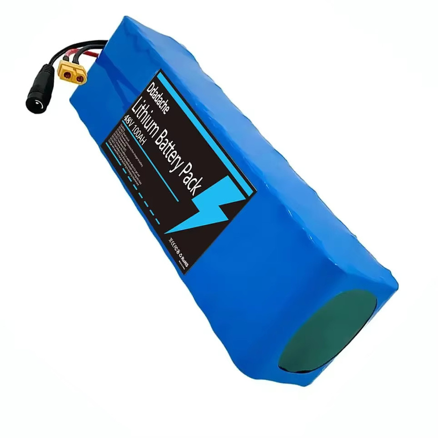 Ddadache Lithium-Ionen-Akkupack 48V 100Ah 100000mAh 1000W in Blau mit BMS und 54,6V Ladegerät - Bild 2