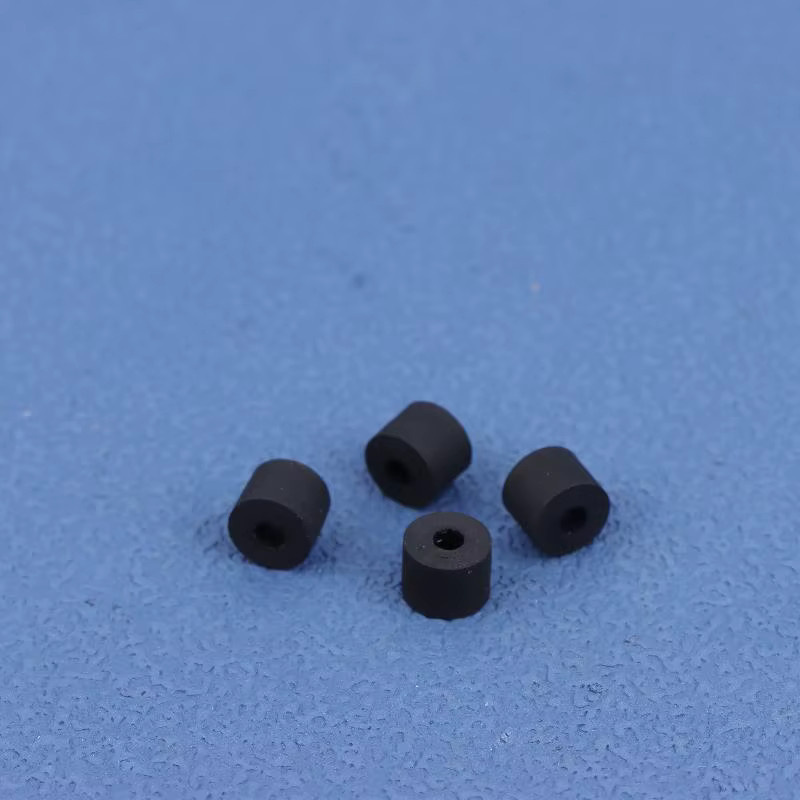 HUA HUA 2 Stück Andruckrolle Gummiring für Kassettenspieler und Walkman in Schwarz, B/T/H: 7 x 6 x 5,5 x 1,5 mm - Bild 2