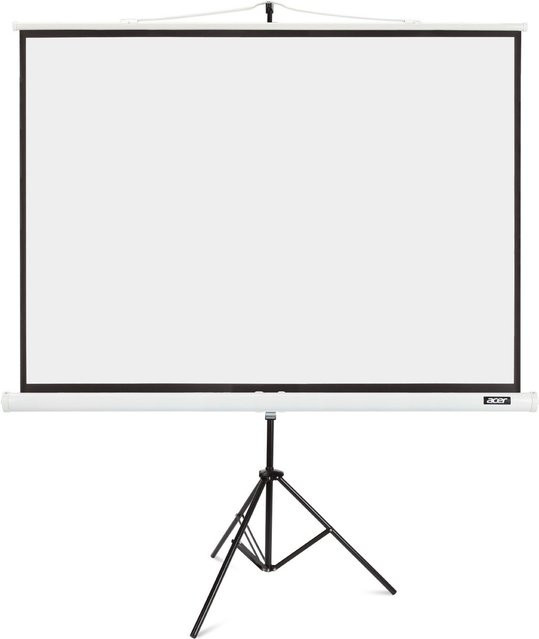 Acer T87-S01MW Projektionsleinwand mit Stativ, 4:3 Format, 218 cm, weiß - Bild 1