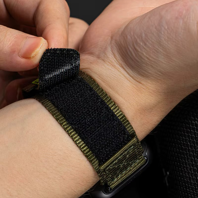 CAOWTAN Uhrenarmband Nylon, Schwarz, Unisex - Bild 3
