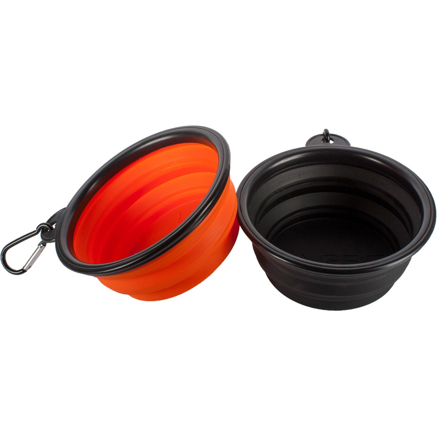 Heim RAC Reisenapf klappbar 2er Set Orange/Schwarz je 500 ml - Bild 2