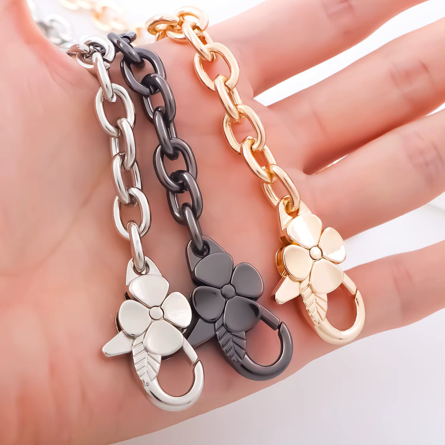 MELORDY Ersatzkette für Handtasche, Cross-Body-Kettenriemen, Blumen-Geldbörse - Bild 2