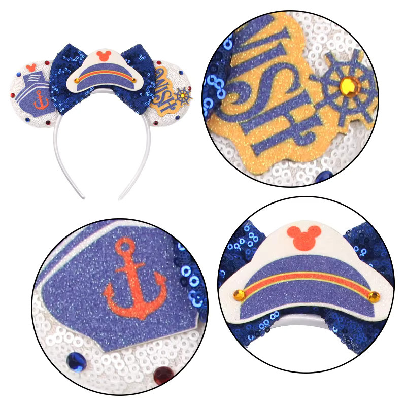 Disney Mickey Mouse Ohren 25th Anniversary, Haarbänder, Unisex - Bild 2