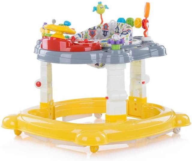Chipolino Lauflernwagen 4 in 1 Joya Lux Hopser Wippe Activitycenter gelb - Bild 1