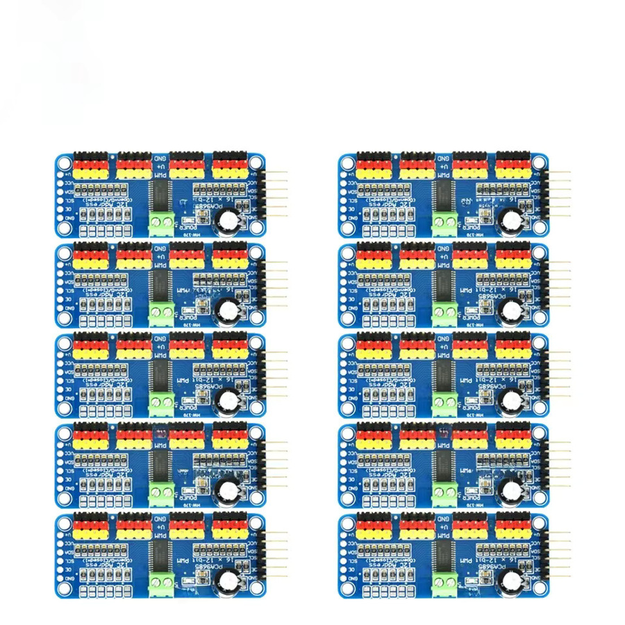 PCA9685 Roboter Controller 16 Kanal 12-Bit PWM Servo Motor Treiber Board mit IIC Schnittstelle für Arduino und Raspberry Pi in Blau - Bild 3