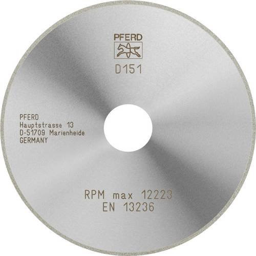 PFERD Diamant-Trennscheibe D151 für Glas, Keramik und Hartmetall, Farbe: Silber, Durchmesser: 125 mm, Bohrungs-Ø: 20 mm - Bild 1