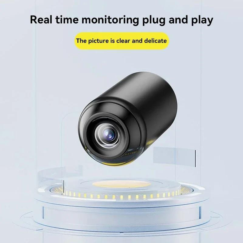 Drahtlose HD-WLAN-Überwachungskamera für den Innenbereich mit Nachtsicht und App-Steuerung, Schwarz, inklusive 64 GB SD-Karte - Bild 5