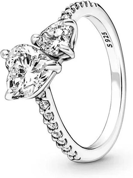 DR-Jewelry Ring 925 Silber, Rotes Herz, Zirkonia, Damen - Bild 1