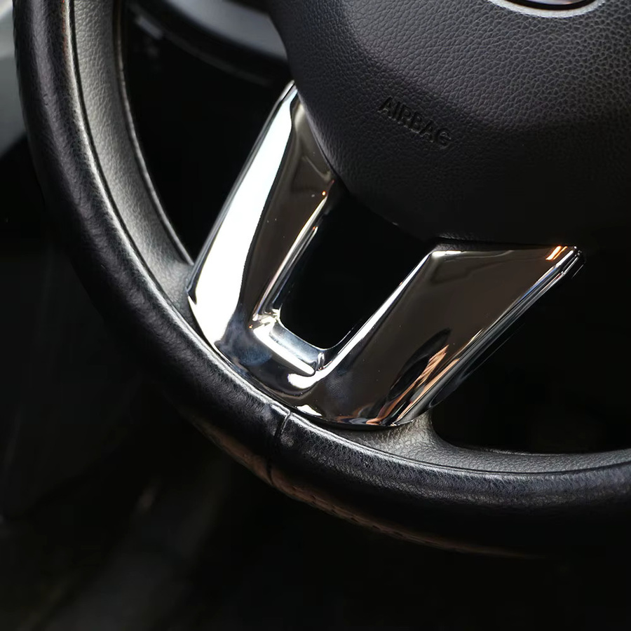 Pailletten Lenkrad Abdeckung Kreis Trim Aufkleber für Kia Sportage 3 und Kia Ceed in Silber - Bild 2
