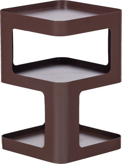 Beistelltisch MOUTIQUE DELICE modern aus Metall in Braun, Lila und Bunt, B/T/H: 35,0 x 35,0 x 54,0 cm - Bild 1