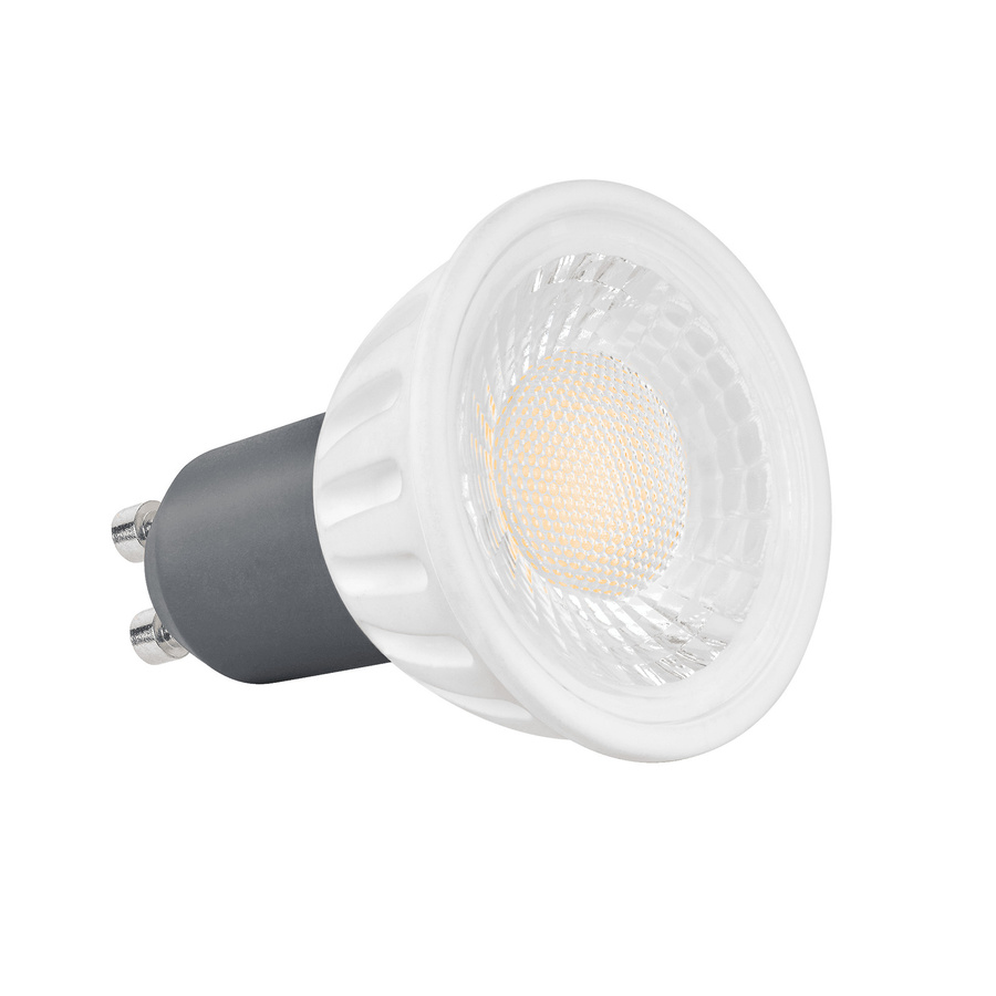 Luxvenum LED-Einbaustrahler GU10 in Weiß, rund, dimmbar, 7W, Aluminium und Keramik, 93 CRI - Bild 1