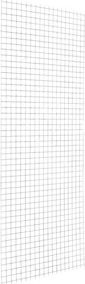 Bito Rückwand aus Gittersegmenten aus Stahl, Farbe: Silber, B/H: 100 x 295 cm - Bild 1