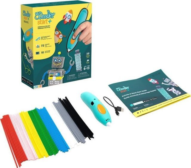3Doodler Start Plus Kunststoff Set türkisch gelb ungiftig BPA-frei - Bild 1