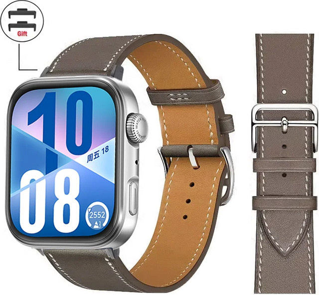 Uhrenarmband Leder, Huawei Watch Fit 4 Pro, Fit 3, Fit 4 - Bild 1