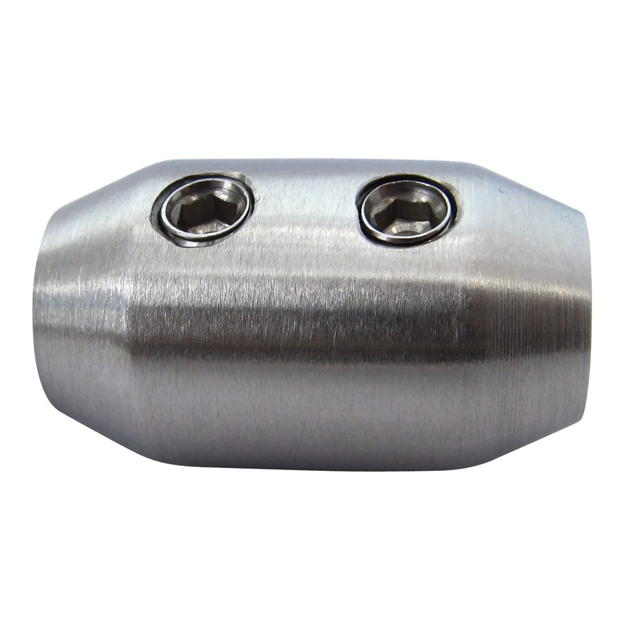 Dieda Verbinder V4A aus Edelstahl für Rundstab 10 mm in Silber - Bild 2